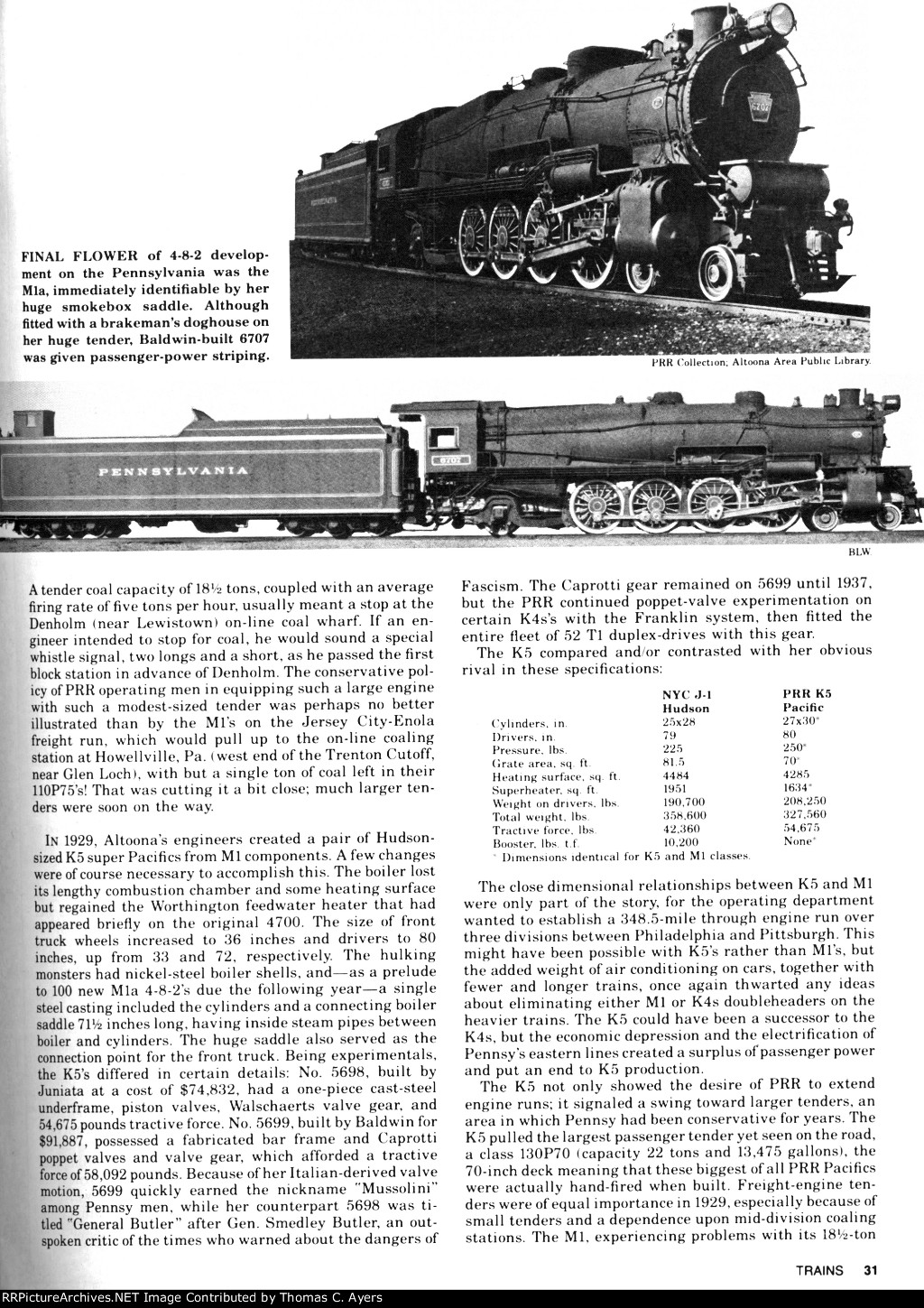 PRR, Atterbury's M-1 Engines, Page 31, 1979